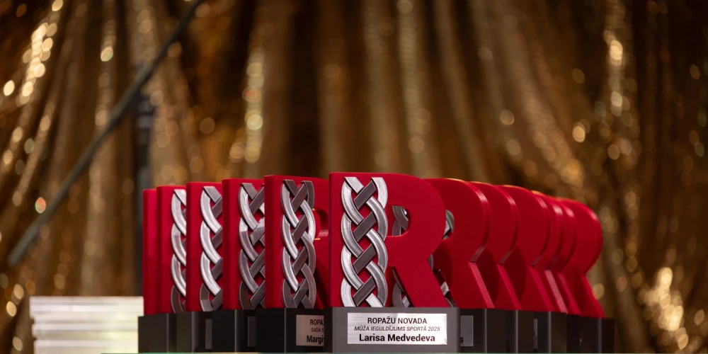 Vangažos godināti labākie Ropažu novada sportisti.