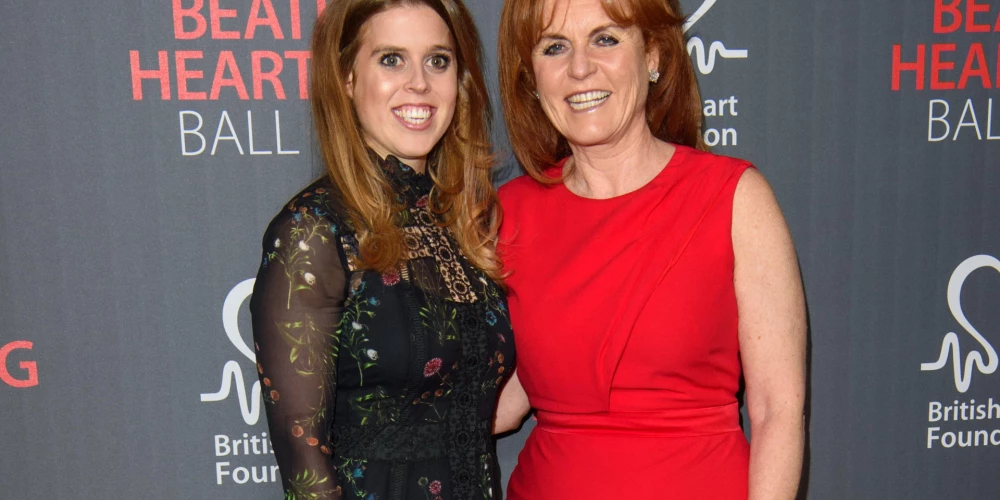 Sāra Fērgusone ar meitu princesi Beatrisi.