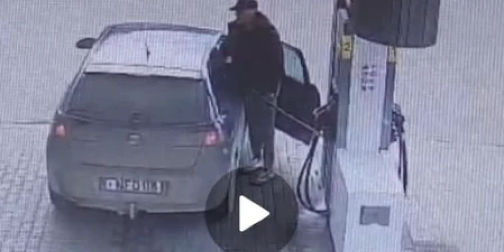 Meklētais degvielas zaglis (foto: "Facebook")