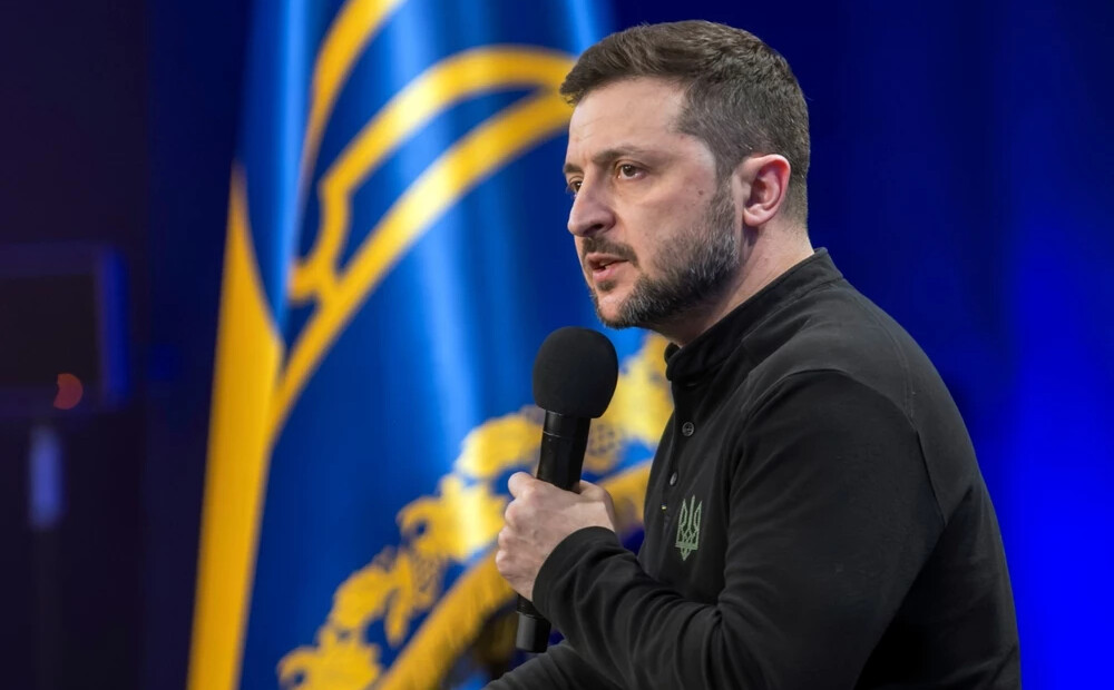 Krievijas vērienīgais dronu trieciens liecina par nevēlēšanos izbeigt karu, uzsver Zelenskis