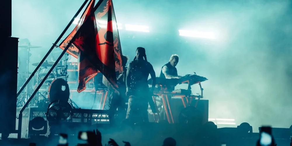 "The Prodigy" koncertā Rīgā 2024. gadā.
