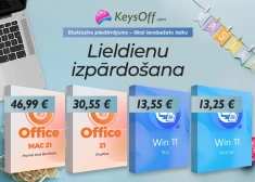 Lieldienu īpašais piedāvājums „Office 2021 Pro“ mūža licencēm – jau no 25 €! „Windows 11 Pro“ par 13,55 €! 