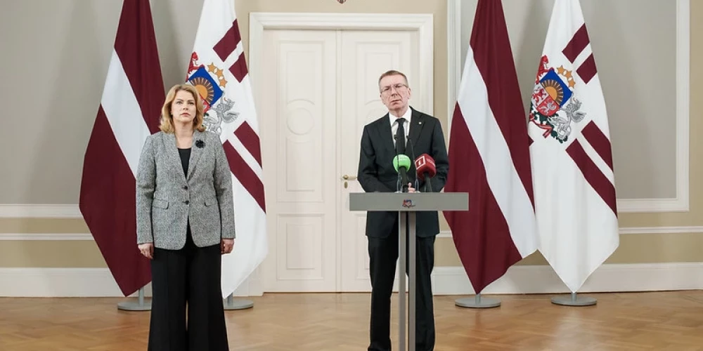 Эвика Силиня и Эдгар Ринкевич.