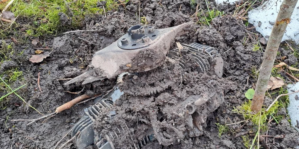  В Краславском крае разбился украинский беспилотник.