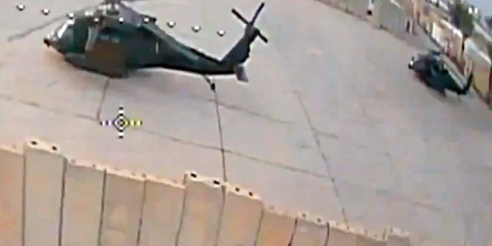 Irānas atbalstītāju grupas Irākā, izmantojot FPV dronus, iznīcināja 60M "Black Hawk" helikopteru.