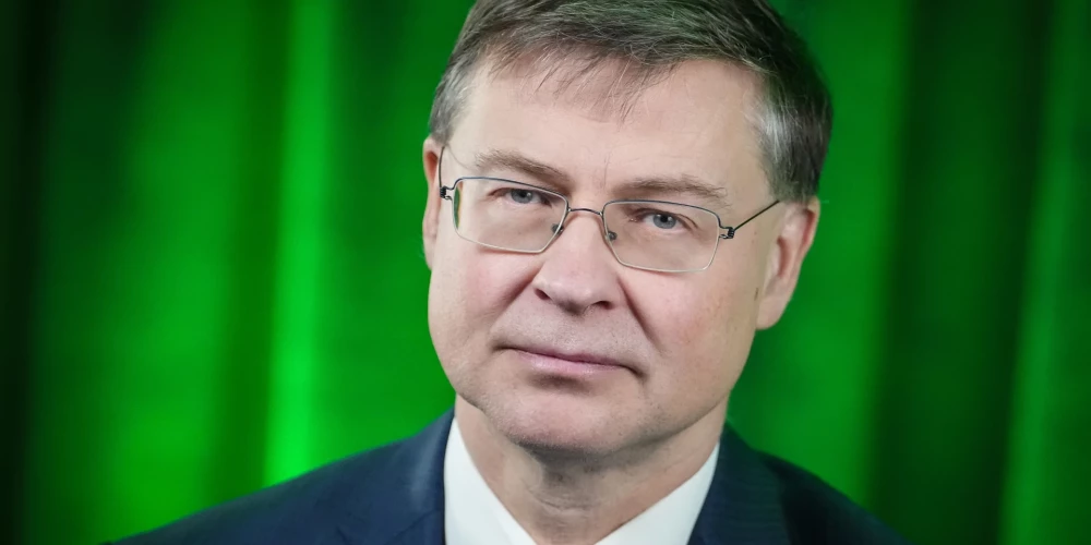 Eiropas Komisijas ekonomikas un produktivitātes komisārs Valdis Dombrovskis.