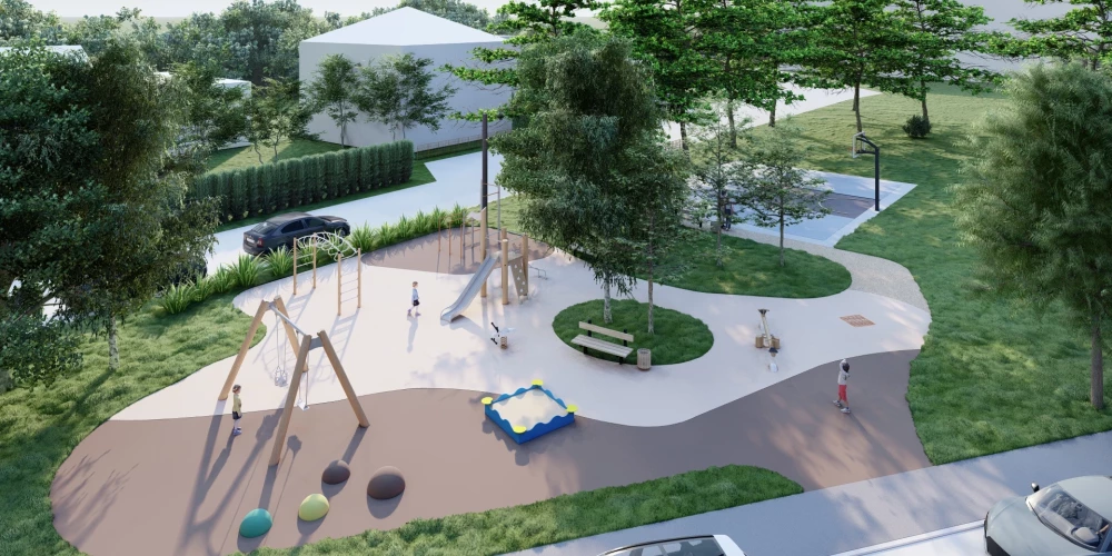 Визуализация нового проекта.