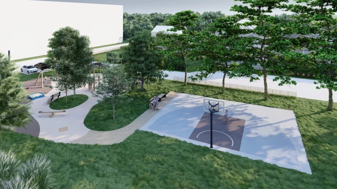 Визуализация нового проекта.