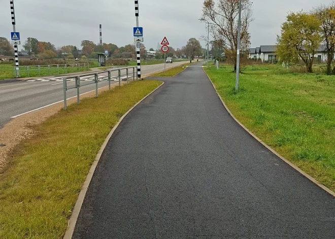 Pabeigti ievērojami veloinfrastruktūras būvniecības darbi Mārupes novadā
