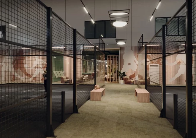 В Риге строят новую арену для падела.