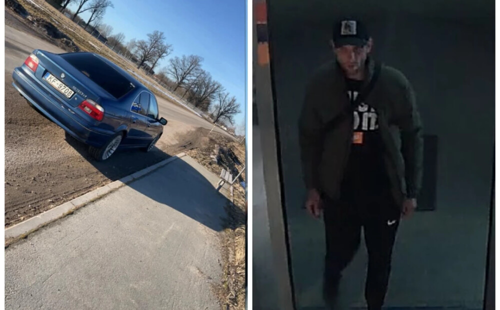 Vai kāds viņu redzējis Inčukalnā? Lūdz palīdzību nozagtās automašīnas atrašanā un iespējamā zagļa notveršanā