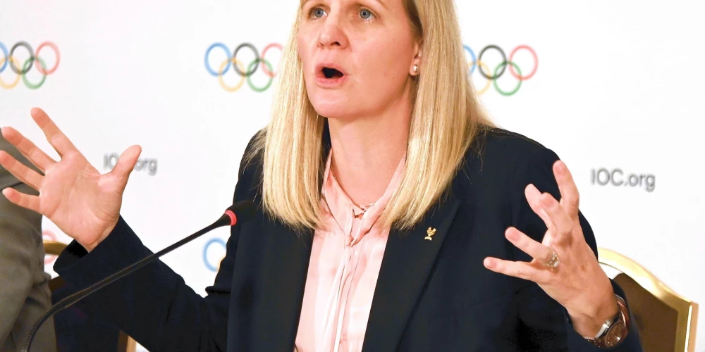 Starptautiskās Olimpiskās komitejas (SOK) prezidente Kirstija Koventrija