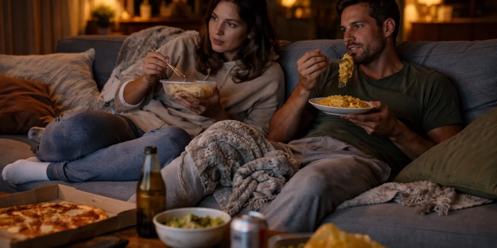 Приемы пищи больше не ограничиваются обеденным столом - они подстраиваются под повседневные привычки, будь то отдых на диване или совмещение еды с другими занятиями.