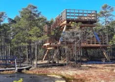 Niedrāju-Pilkas purvā uzbūvēta jauna skatu platforma