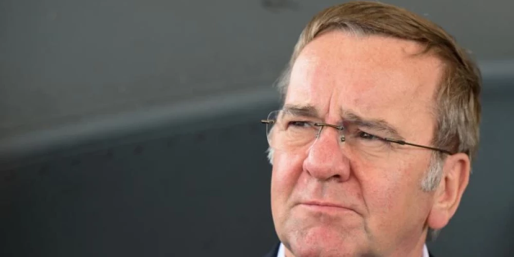 Vācijas aizsardzības ministrs Boriss Pistoriuss.