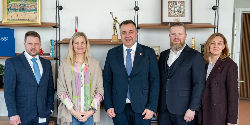 Latvijas Olimpiskā komitejas delegācija nesen viesojās pie SOK prezidentes Lozannā.
