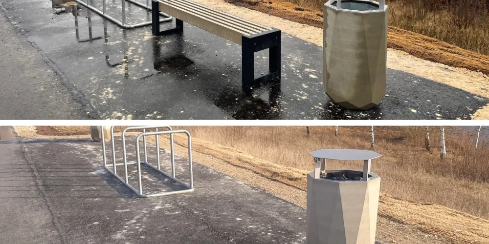 Была скамейка - и нет скамейки!