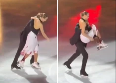 ВИДЕО: в России на ледовом шоу пролилась кровь - фигуристка получила серьезную травму коньком