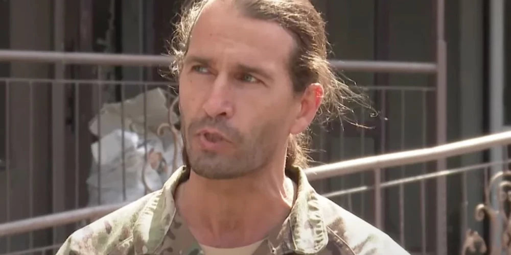 Leģiona "Krievijas brīvība" runasvīrs Maksimilians Androņņikovs.