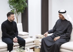 Zelenskis paziņo, ka Ukraina un AAE vienojušās par sadarbību drošības un aizsardzības jomā