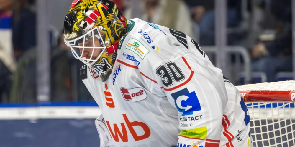 Kristers Gudļevskis 10 minūtēs ielaida četrus vārtus, viņa komanda sērijā zaudē 0-3.