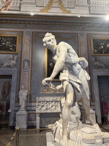 Ieskats Borgēzes galerijā.