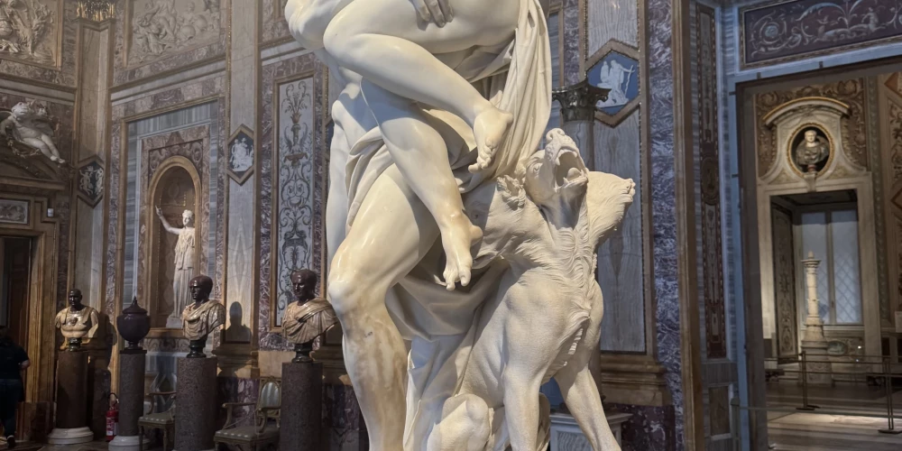 Ieskats Borgēzes galerijā.