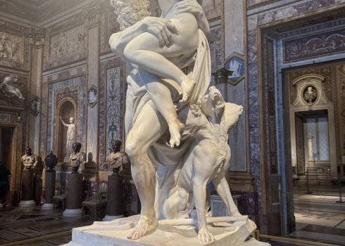 Ieskats Borgēzes galerijā.