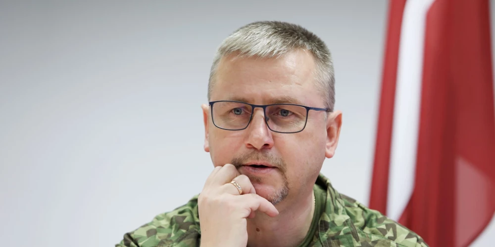 Начальник Государственной пограничной охраны Гунтис Пуятс..