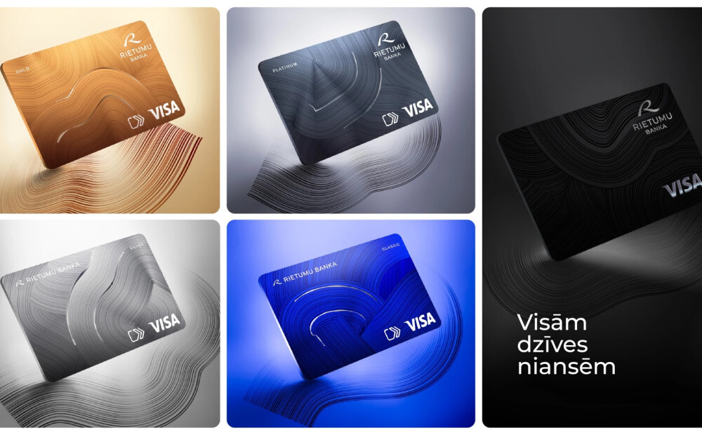 Rietumu Banka ievieš jauna dizaina maksājumu kartes