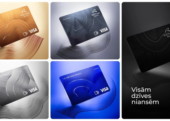 Rietumu Banka ievieš jauna dizaina maksājumu kartes