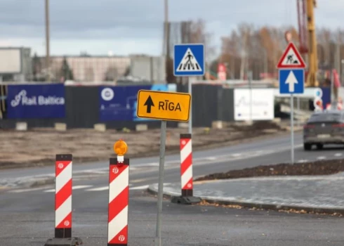 "Rail Baltic" būvniecības darbi.