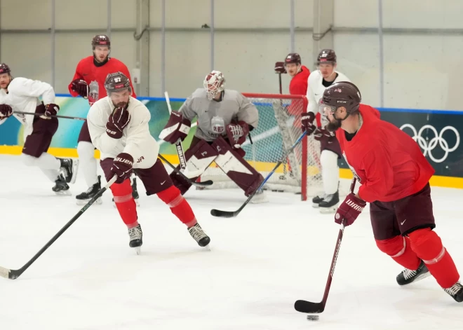 Сборная Латвии по хоккею начала подготовку к чемпионату мира по хоккею