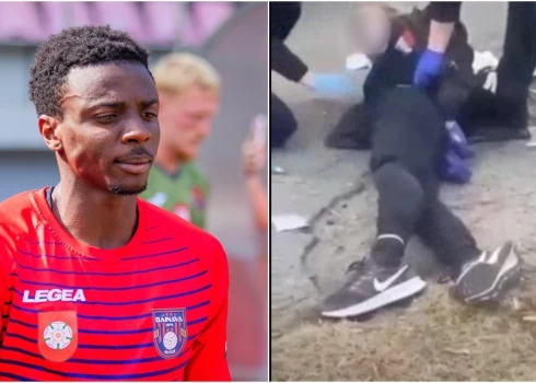 Nigēriešu futbolistu izdevās glābt.