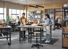 Ergonomiski darba galdi no AJ Produkti: funkcionalitāte un ilgmūžība