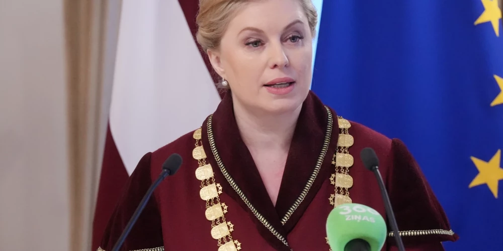 Председатель Конституционного суда Ирена Куцина.