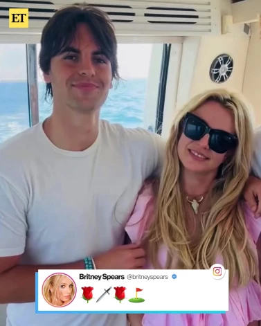 Pie ieraksta Britnija pievienojusi tikai emocijzīmes.