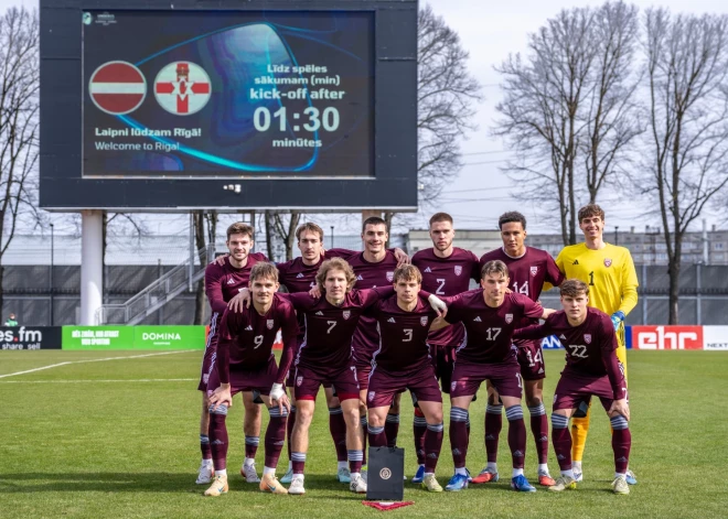 Latvijas U-21 nenosargā minimālo vadību un Eiropas čempionāta kvalifikācijā zaudē Ziemeļīrijai