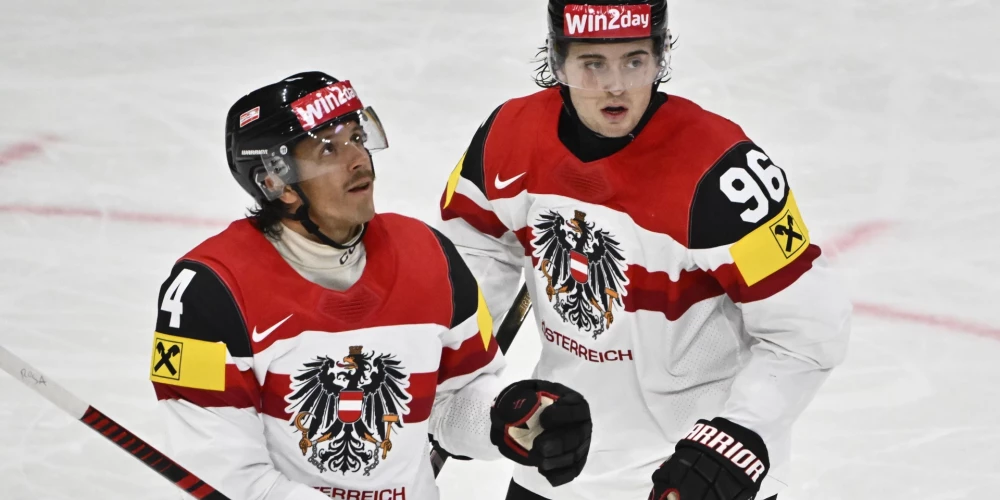 Diemžēl uz Rīgu neatbrauks NHL komandas "Red Wings" pārstāvis Marko Kaspers (pa labi)