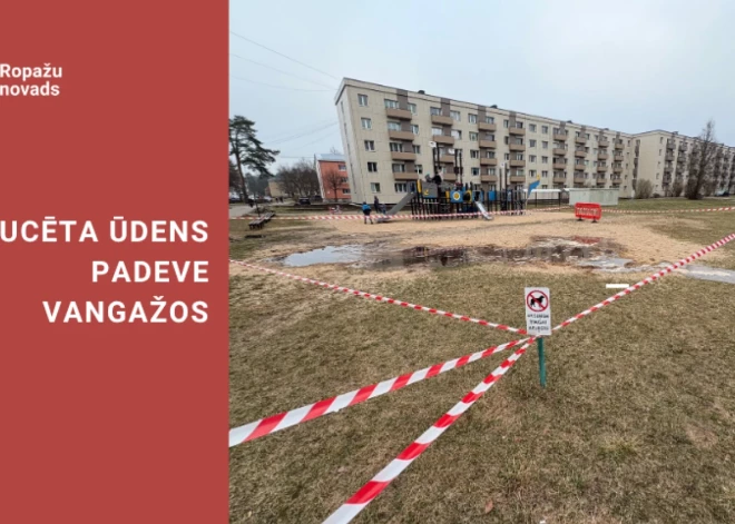 Plīsušu ūdensvadu dēļ daļa Ropažu novada iedzīvotāju palikuši bez ūdens