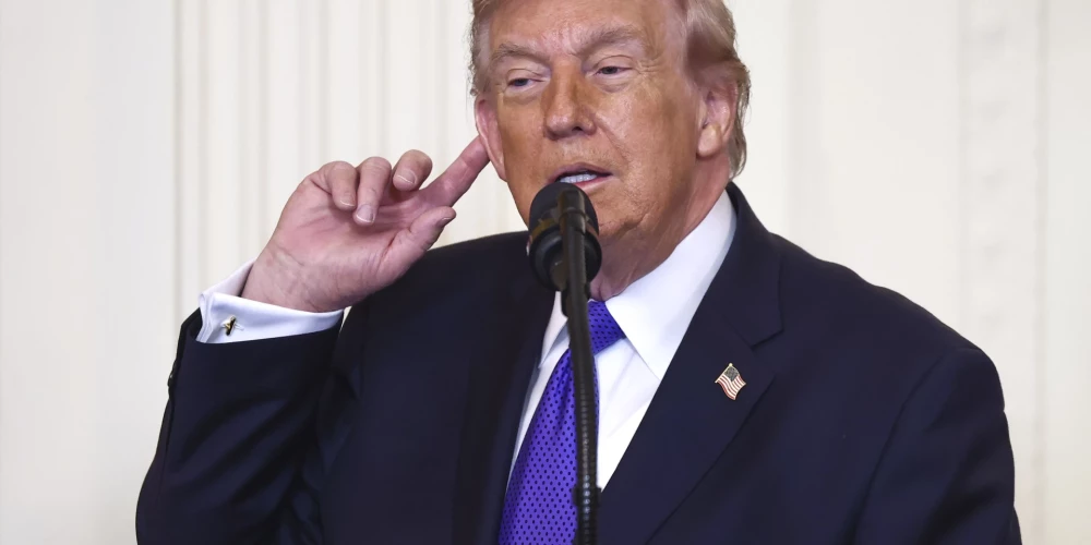 ASV prezidents Donalds Tramps ir kareivīgi noskaņots.