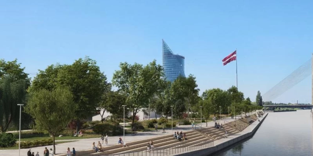 AB dambja metu konkursā uzvarējusi ideja par ainaviskas Latvijas valsts pirmā prezidenta Jāņa Čakstes gatves izveidi gar Daugavu.