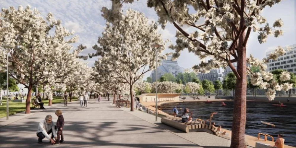 Plānots veidot Latvijas valsts pirmā prezidenta Jāņa Čakstes promenādi gar Daugavu, kur apmeklētāji varēs baudīt skatu uz Vecrīgu.