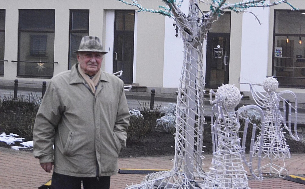 Saldenieks Jānis Pīgožnis dzīvo ar labām domām: 