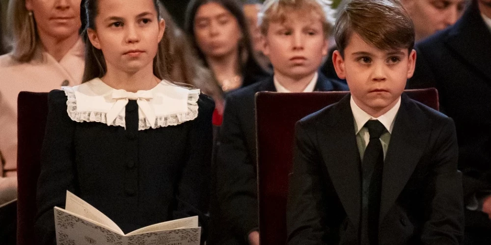 Princese Šarlote un princis Luiss.