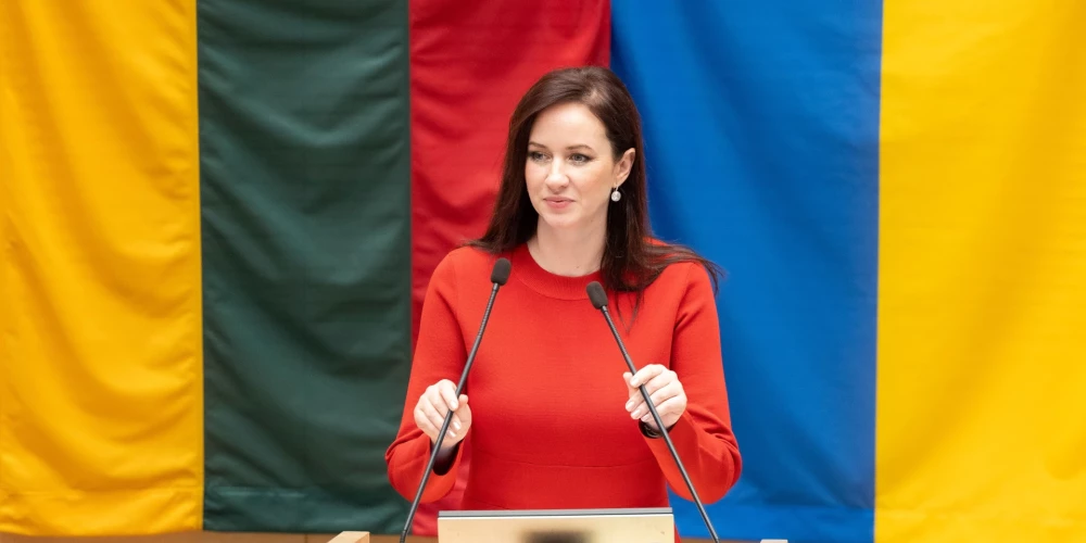 Премьер-министр Литвы Инга Ругинене.