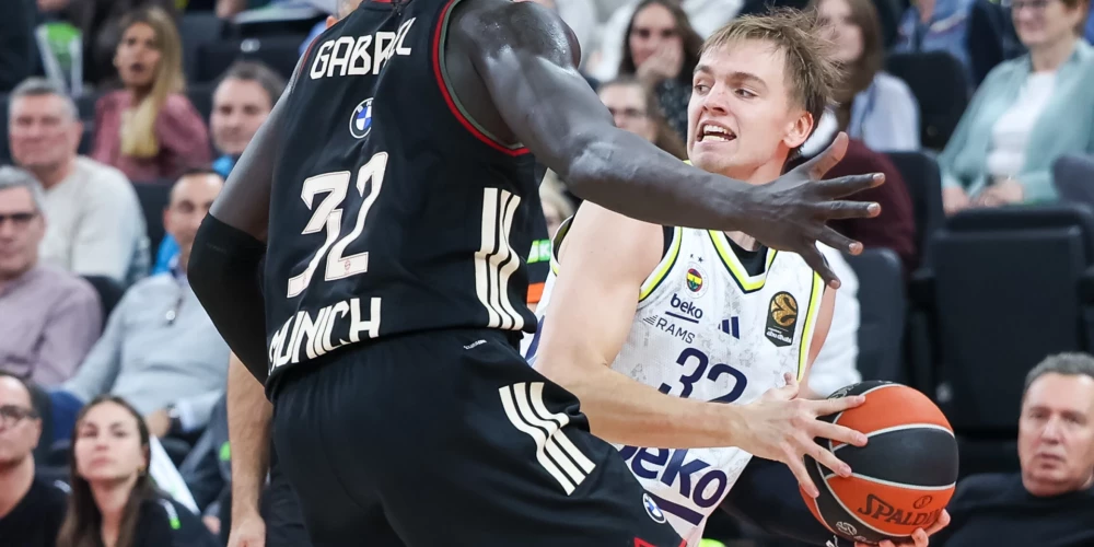 Latvijas basketbolists Artūrs Žagars. 