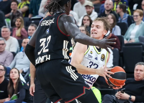 Latvijas basketbolists Artūrs Žagars. 