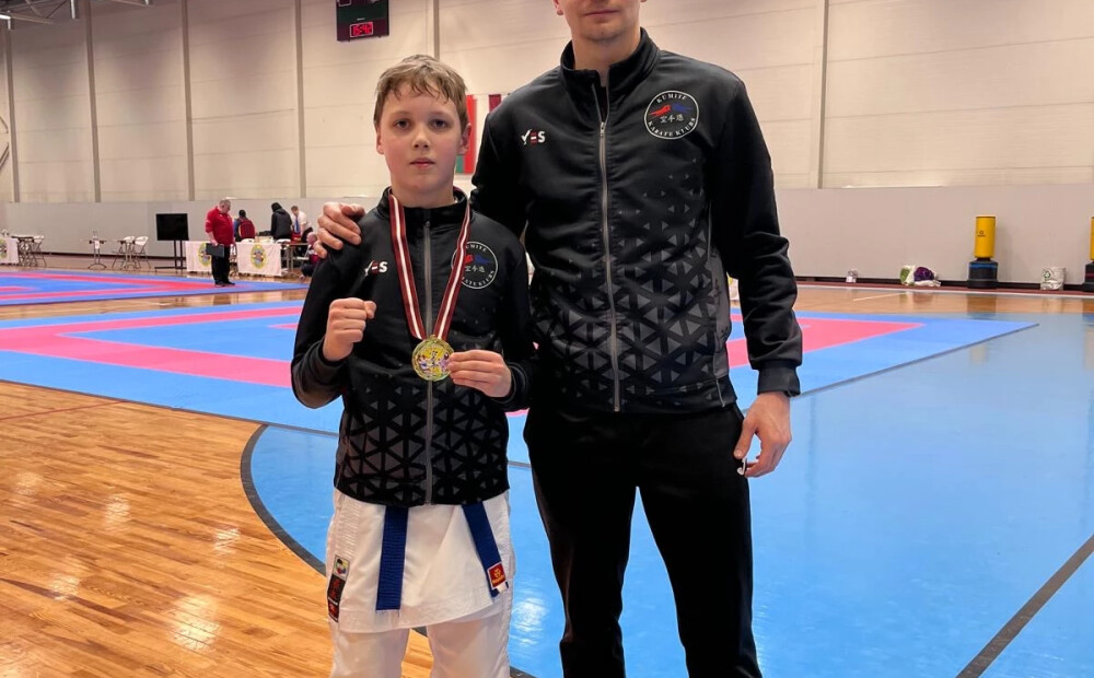 Mārupietis Mirons Antonovs gūst teicamus panākumus kumite sacensībās