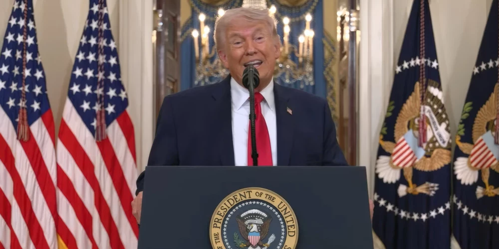 ASV prezidents Donalds Tramps. 